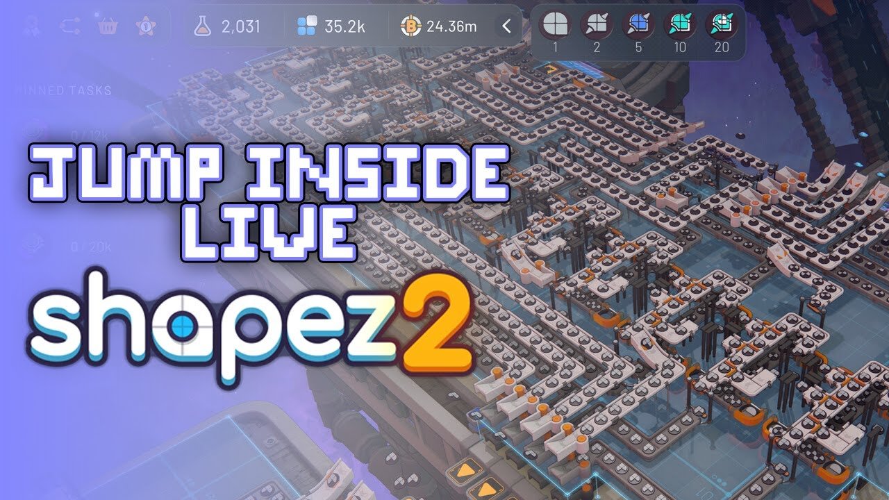 The New Factory Game! | Shapez 2 | JumpInside Live