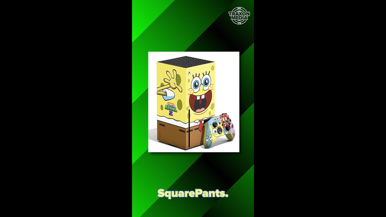 Xbox Series X SpongeBob Themed Console + Controllers!
