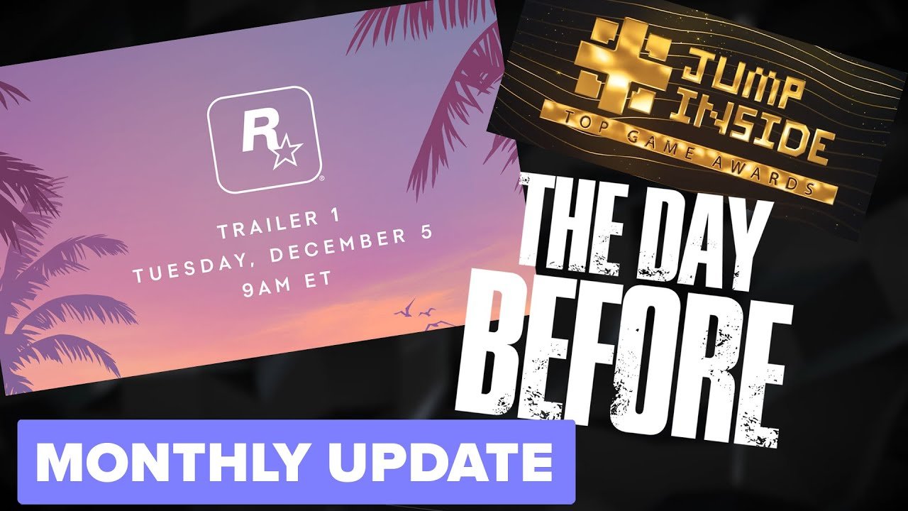 What's Coming Up on Jump Inside Games - Trailers, Reviews, and Awards! | Update Video: December 2023