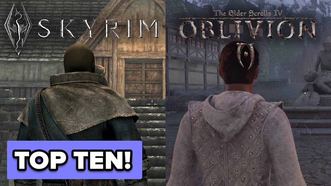 Top 10 Cities in Skyrim & Oblivion - A Tour of the Best Locations!